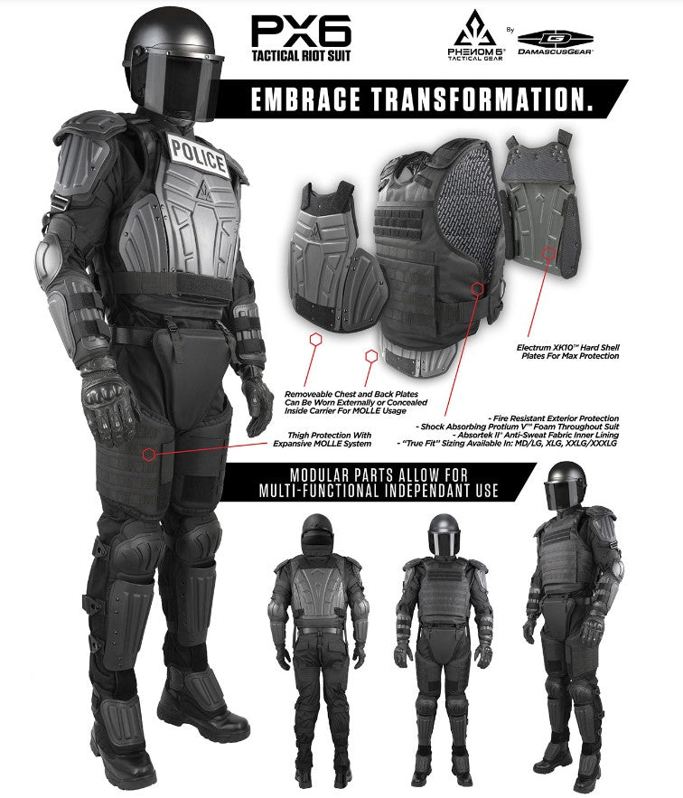 damascus gear Damascus Gear PX6 Tactical Riot Suit