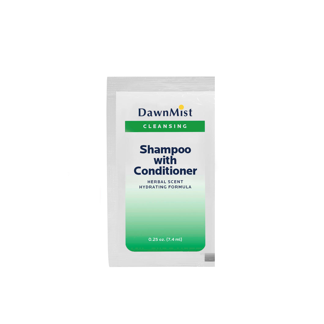 Dawn Mist PSC70 Shampoo with Conditioner, 0.25 oz. Packets (Case)