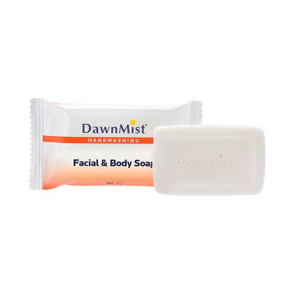 Dawn Mist SP75-500 Bath and Body Bar Soap, Size #3-4, Wrapped at