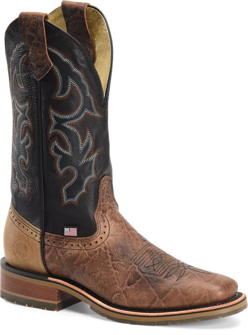 Double H DH4644 Grissom 12 Wide Square Toe Roper Work B