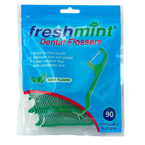 Freshmint FLSPK9036 Mint Flavored Dental Floss Picks (90 ct)