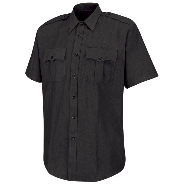 dress shirts with zippers Horace Small Men's Sentry Short Sleeve Uniform Shirt With Zipper | Anchortex 15.5 / HS1248