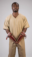 Load image into Gallery viewer, Humane Restraint ML-200 Heavy Duty Protective Leather Mitts
