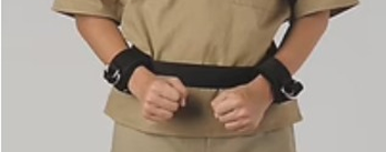 Humane Restraint NTB-200 Nylon Wrist-to-Waist Restraint Transport Belt