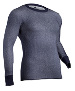Load image into Gallery viewer, Indera Mills 31LS Dual Face Raschel Knit Performance Thermal Long Sleeve Shirt with Silvadur
