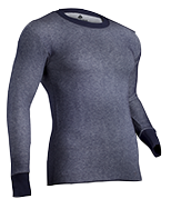 Indera Mills 31LS Dual Face Raschel Knit Performance Thermal Long Sleeve Shirt with Silvadur