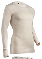 Indera Mills 890LS Expedition Weight Cotton Raschel Knit Long John Thermal Long Sleeve Shirt