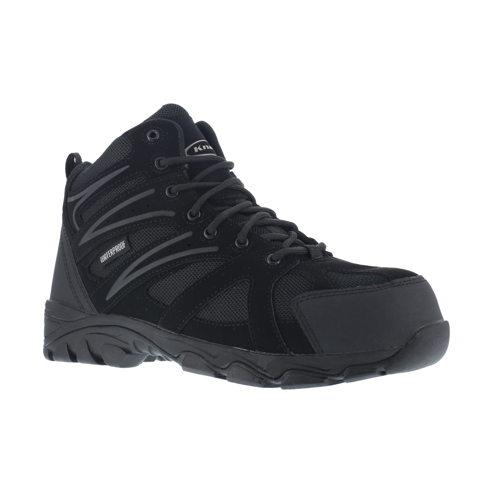 Reebok K5400 Men's Ground Patrol Composite Toe Waterproof Trail Hiker Boots - Black