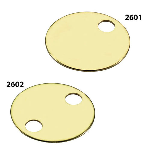 Lucky Line No. 260 Solid Brass Tags