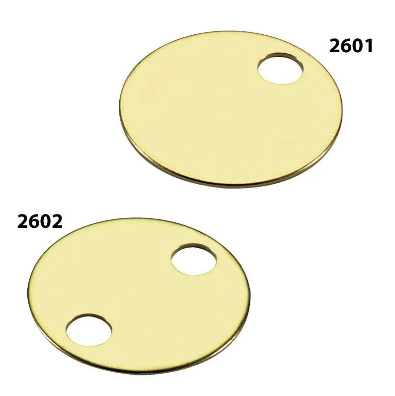 Lucky Line No. 260 Solid Brass Tags