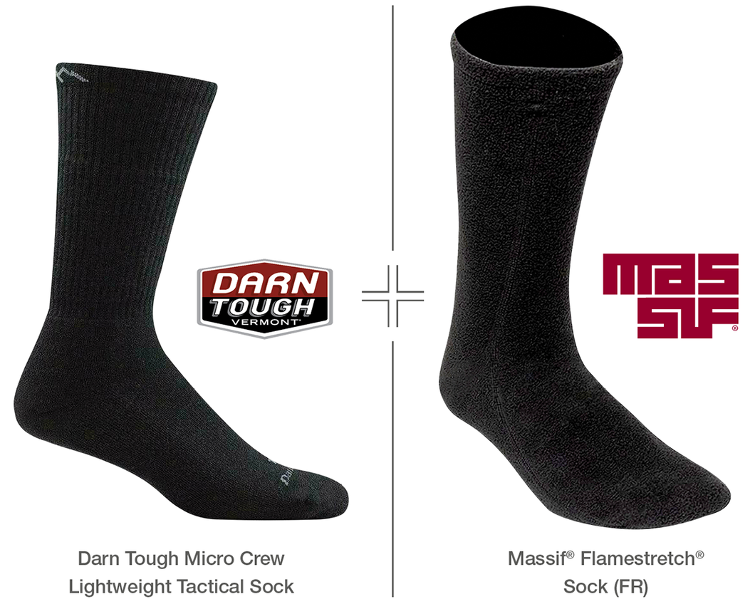 Massif MSOX00001 Flame Resistant Flamestretch Sock System