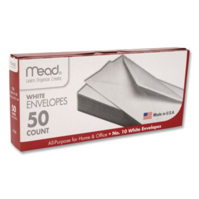 Mead Plain #10 Envelopes - White