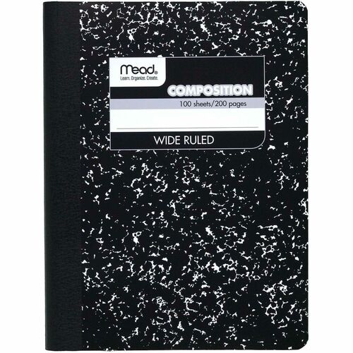 Mead Black Composition Notebook
