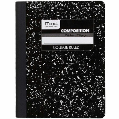 Mead Black Composition Notebook