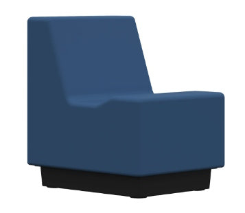 Moduform 528-52 Roto-Molded Narrow Lounge Armless Chair