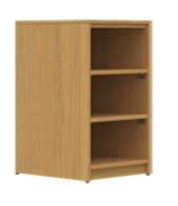 ModuForm Fortress Three Shelf Nightstand - FR5-3O