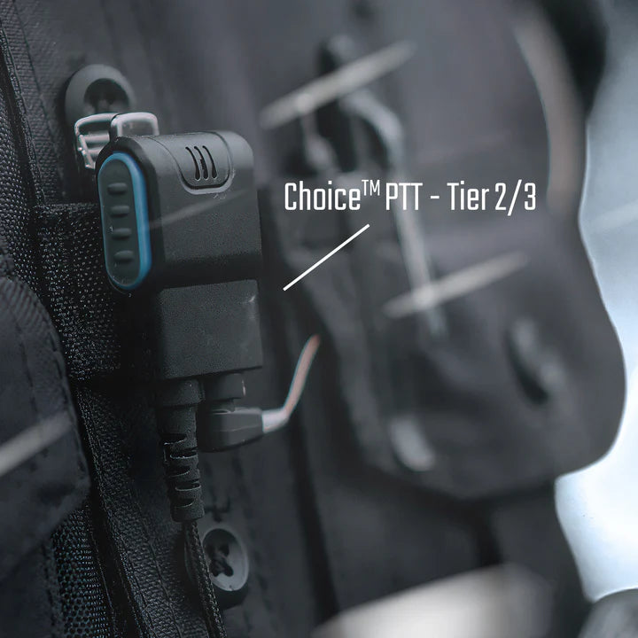 N-ear Choice PTT/Mic Water-Resistant Push-To-Talk Microphone (Tier 2)