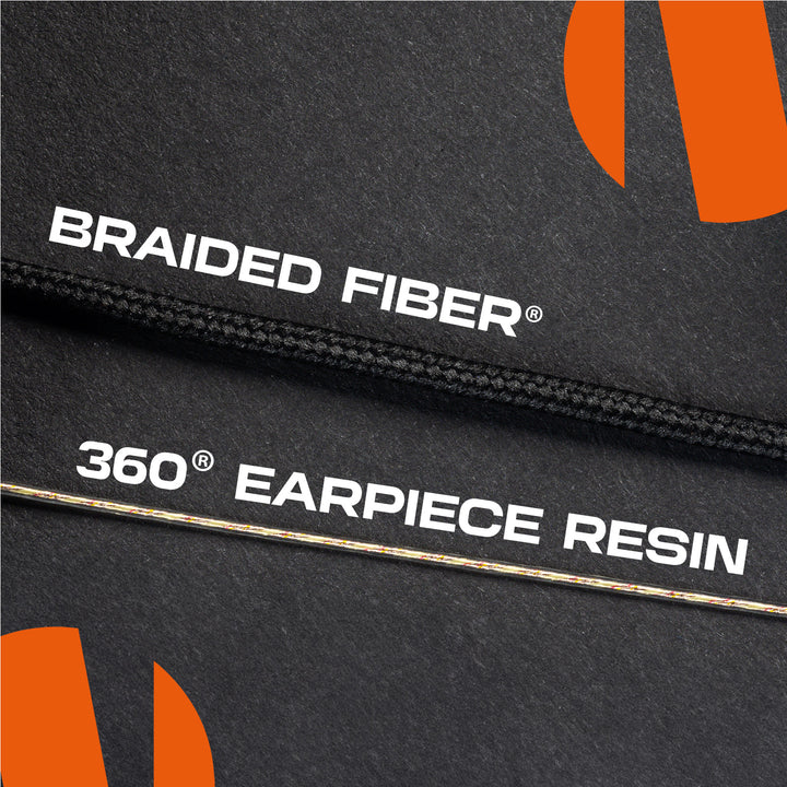 N-ear 360 Flexo Radio Earpiece with Braided Fiber Cord