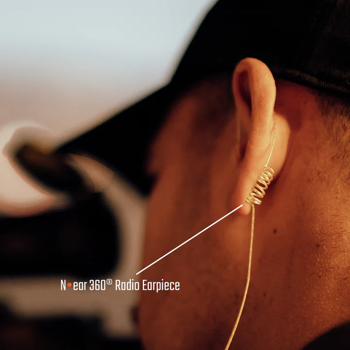N-ear 360 Flexo Radio Earpiece with Braided Fiber Cord