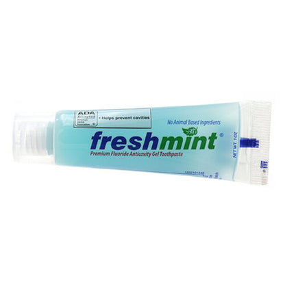 FreshMint CGADA1 Clear Gel Fluoride Toothpaste 1 oz. - ADA Approved | Anchortex