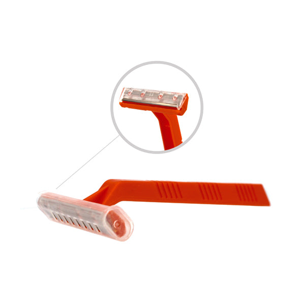 RAZ1 Orange Single Blade Razors | Anchortex – Anchortex Corporation