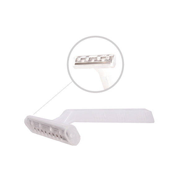 NWI RAZ1C Clear Single Blade Razors at Anchortex