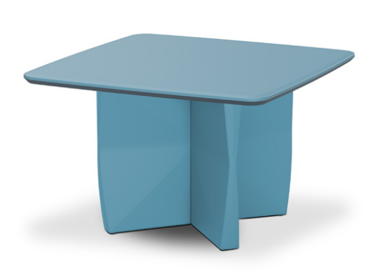 Norix Durable Molded X-Base Table with Square Top