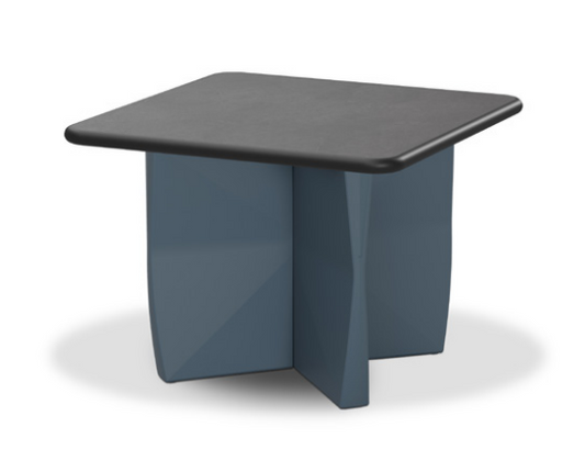 Norix - Durable Molded X-Base Table with Square Top