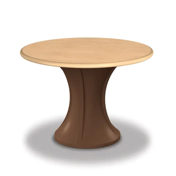 greeniche Round Cafe Table 800 オーク Norix Forté Durable Round-Top Café Table with Laminate or DuoForm