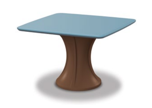 Norix Forté Durable Round-Top Café Table with Laminate or DuoForm Top - CA4200 / CA4242 / CA4800