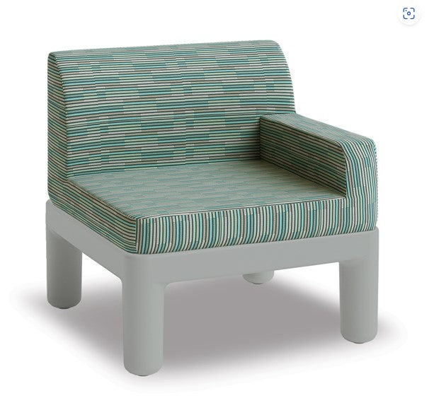Norix KE12R Kube Outdoor Right Arm Chair