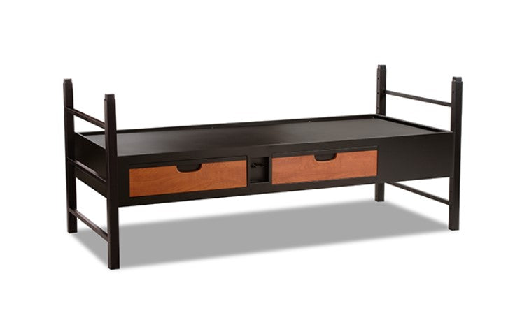 Norix Titan Series Steel Dorm Room Bunkable Panel-Base Bed
