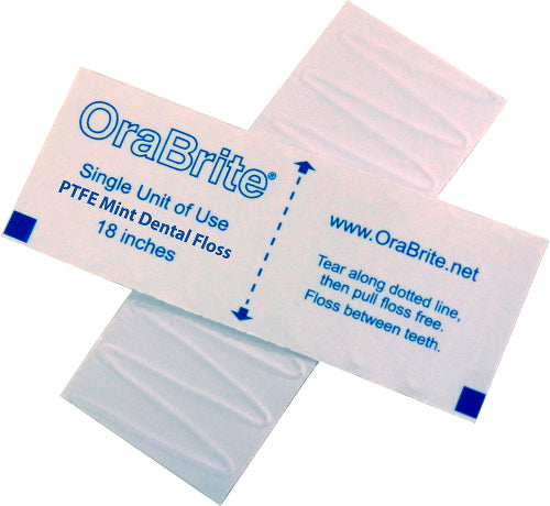 OraLine 30003 18" Single Use Dental Floss (Case)