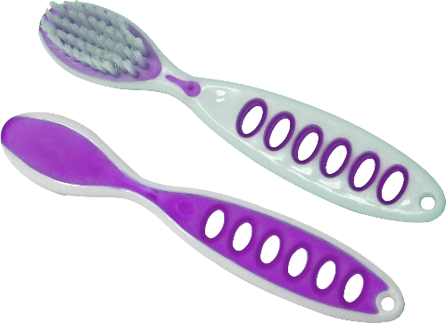 OraLine Secure Care 90047 Soft Nylon Security Toothbrush w/ Handle Holes (case)