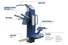 Load image into Gallery viewer, Outdoor-Fit Helios-NA Multigym Outdoor Fitness Equipment for Corrections Facilities
