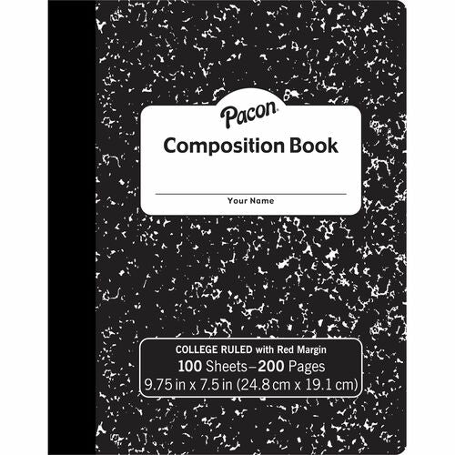 Pacon Black Composition Notebook