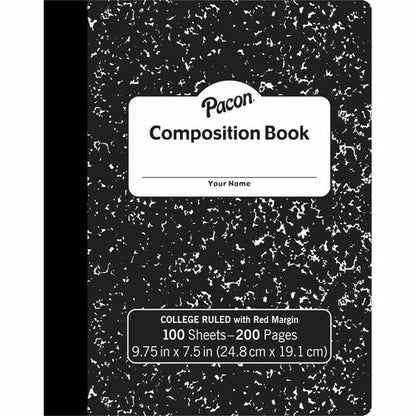 Pacon Black Composition Notebook