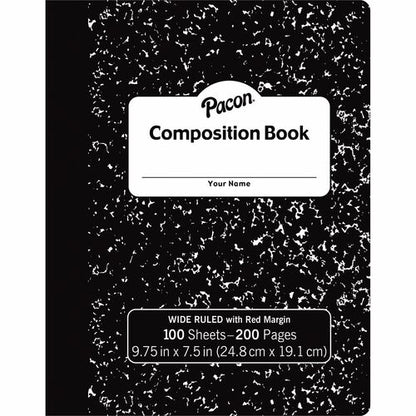 Pacon Black Composition Notebook