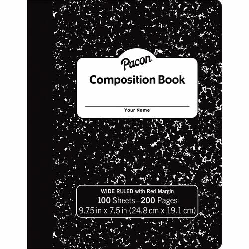 Pacon Black Composition Notebook