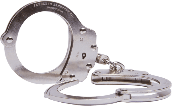 Peerless Model 700C / 701C Chain Link Handcuff - Nickel or Peerless Model 700C / 701C Chain Link Handcuff - Nickel or