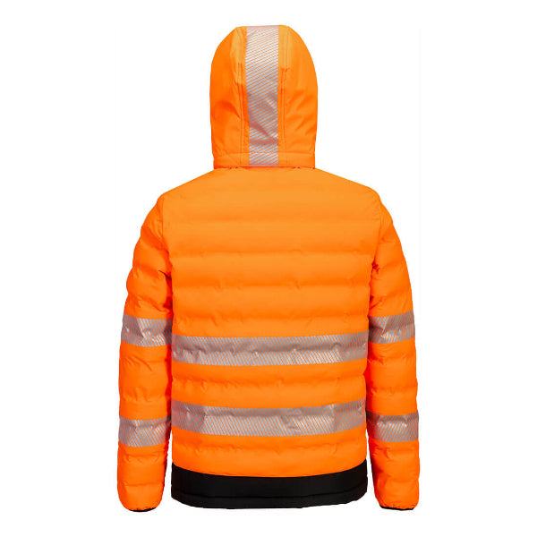 Portwest S548 Hi-Vis Ultrasonic Heated Tunnel Jacket