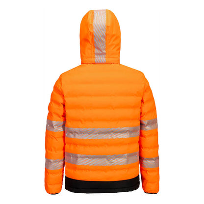 Portwest S548 Hi-Vis Ultrasonic Heated Tunnel Jacket