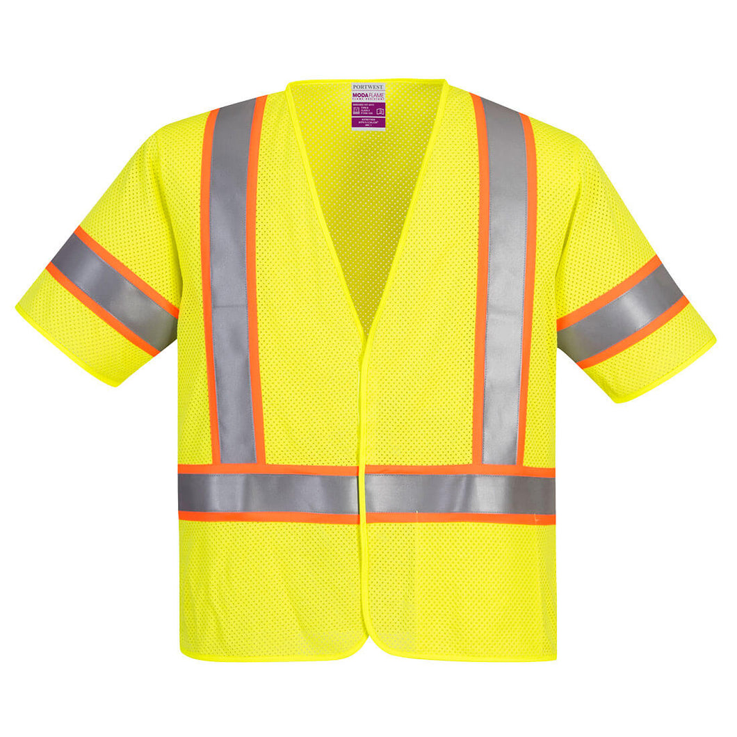 Portwest UFR24 Class 3 Flame Resistant Mesh Safety Vest