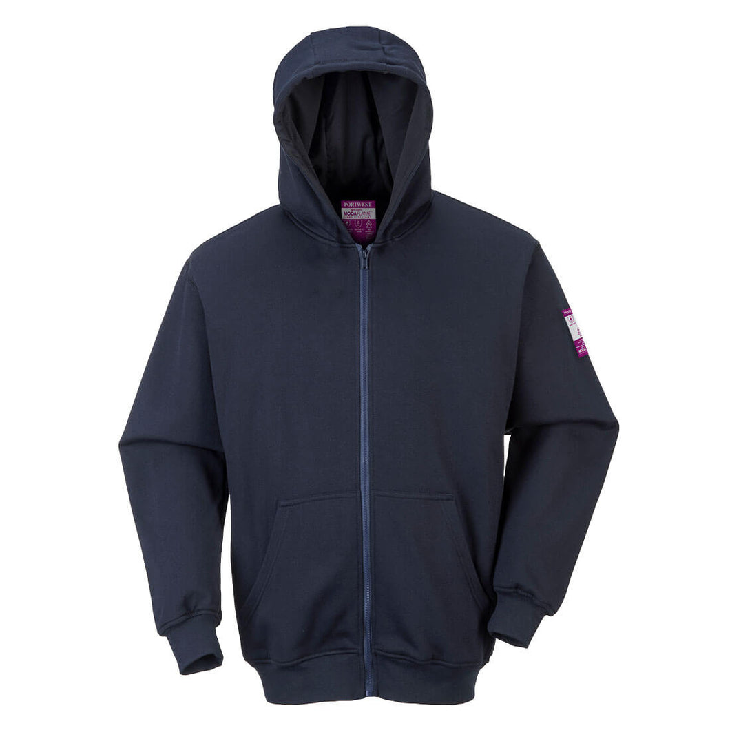 Portwest UFR81 Modaflame FR Zipper-Front Hooded Sweatshirt