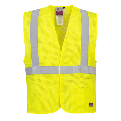 Portwest UMV21 Arc Rated Flame Resistant Mesh Safety Vest