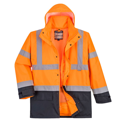 Portwest US768 5-in-1 Hi-Vis Parka Jacket