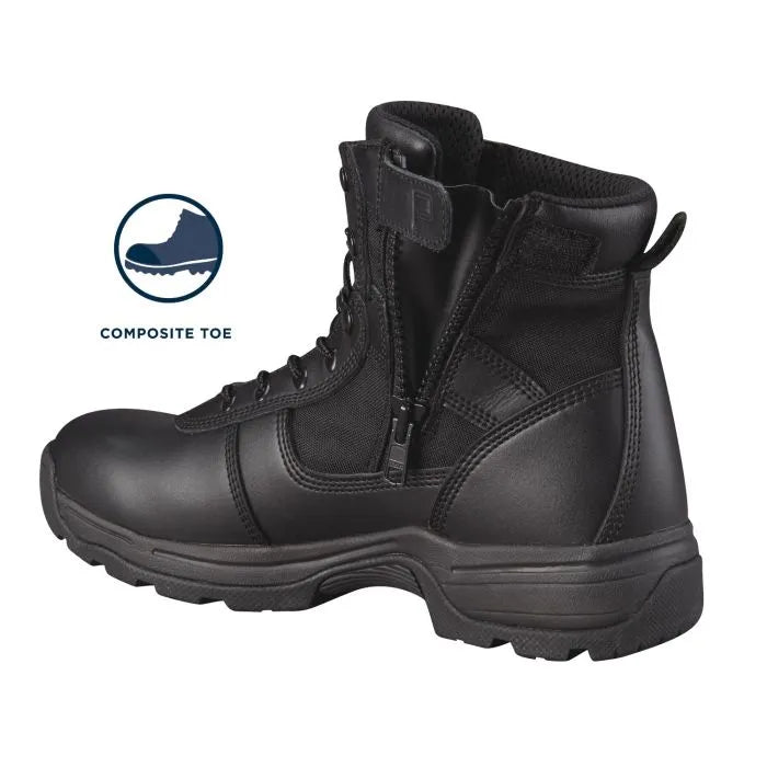 Propper F4528 Men's Series 100 6" Comp Toe Waterproof Side Zip Boot - Black