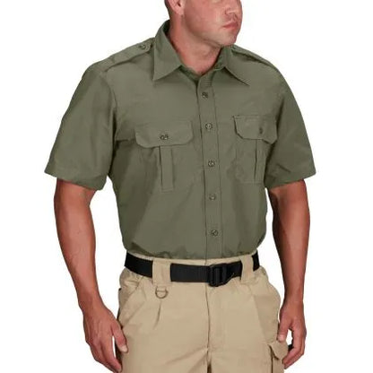 Propper F5301-38 Short Sleeve BDU Tactical Dress Shirt - Ripstop