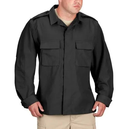 Propper F5452-38 Long Sleeve BDU 2-Pocket Shirt - Battle Rip 65/35 Ripstop