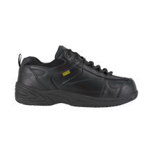 Load image into Gallery viewer, Reebok RB156 Women&#39;s Centose Athletic Composite Toe Met Guard Safety Work Shoes - Black
